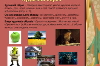 Що таке художній образ: визначення та приклади в мистецтві