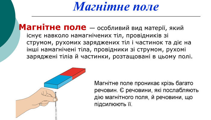 Що таке магнітне поле: визначення, властивості та приклади
