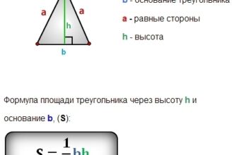Як обчислити площу рівнобедреного трикутника: формула та приклади
