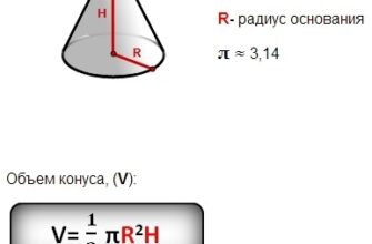 Об’єм конуса формула: як правильно обчислити об’єм конуса?