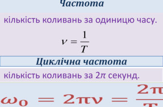 Формула для визначення циклічної частоти коливань: детальний огляд
