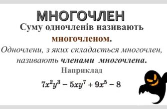 Що таке многочлен: основи та приклади в математиці
