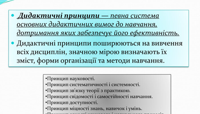 Які основні принципи це і чому вони важливі?