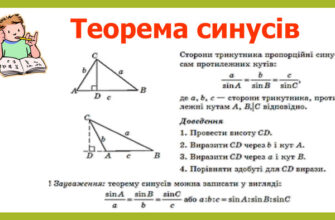 Як використовувати теорему косинусів і синусів у тригонометрії?