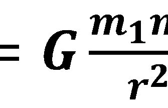 Математичним записом закону всесвітнього тяжіння є формула – дізнайтеся більше