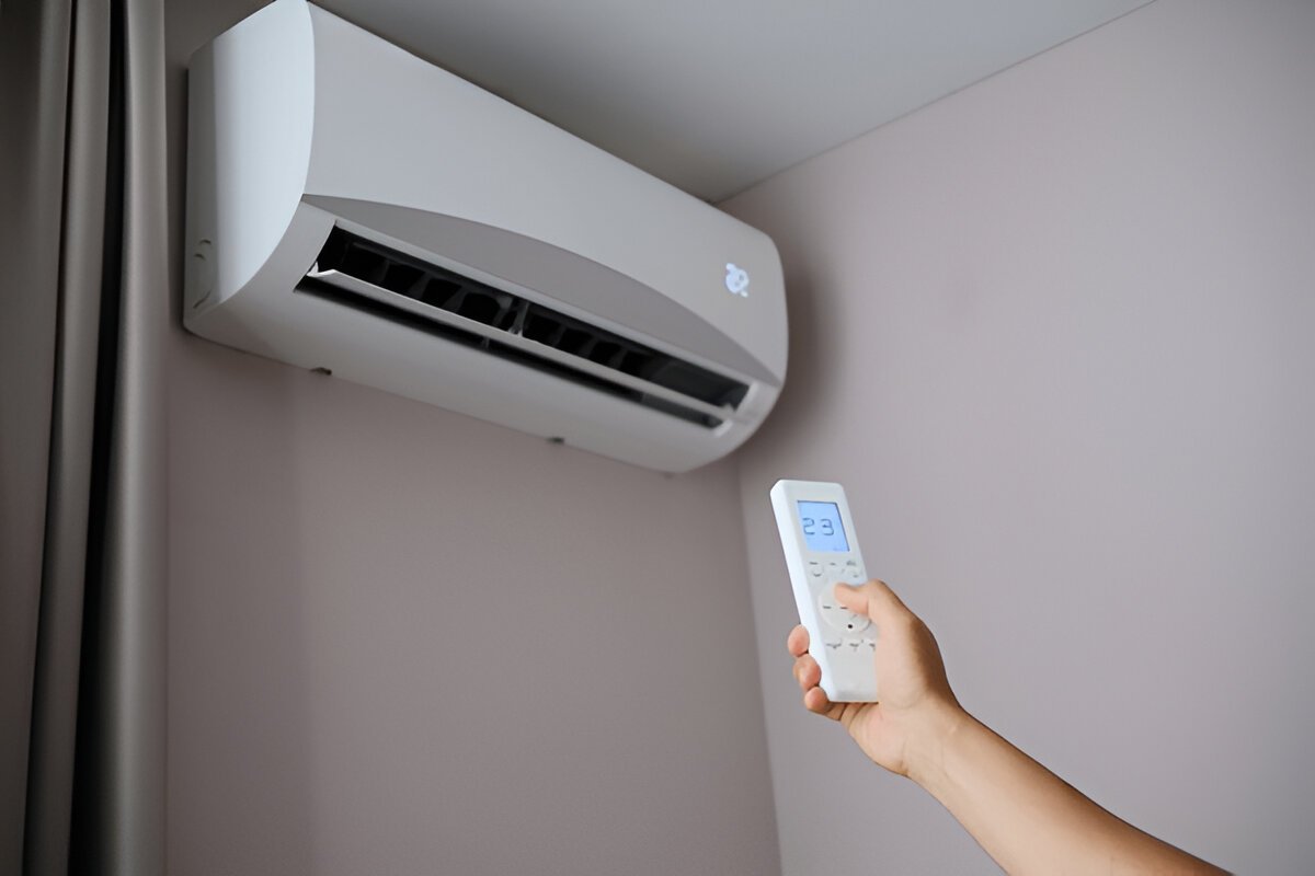 Как правильно включить кондиционер на тепло, чтобы обогреть комнату?