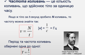 Формула для визначення частоти коливань: детальний розбір поняття