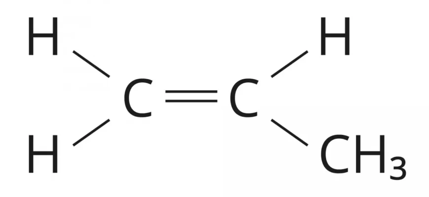 Пропен формула: будова, властивості та застосування алкену Пропен формула: будова, властивості та застосування алкену