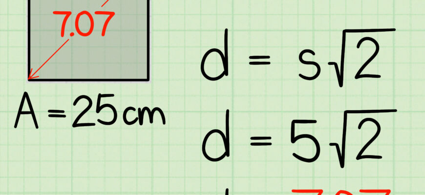 Як обчислити діагональ квадрата: формула та приклади розрахунків Як обчислити діагональ квадрата: формула та приклади розрахунків