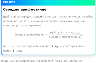 Що таке середнє арифметичне: зрозуміле пояснення та приклад