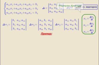 “Що таке формула Крамера та як її застосувати для розв’язання систем?”