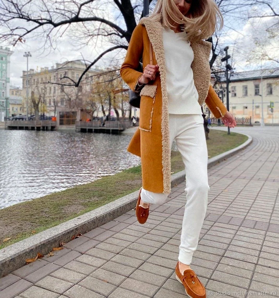 Стильные дубленки