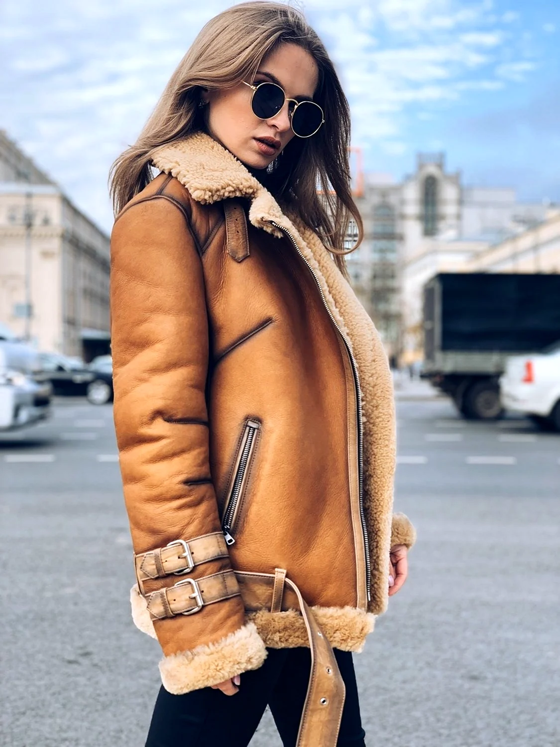 Дубленка Авиатор Керли