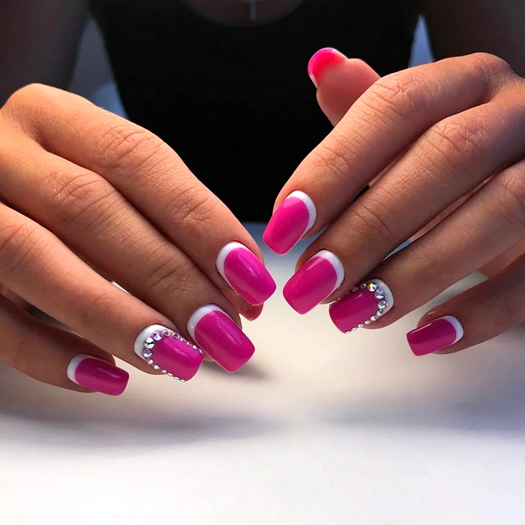 Розовый френч