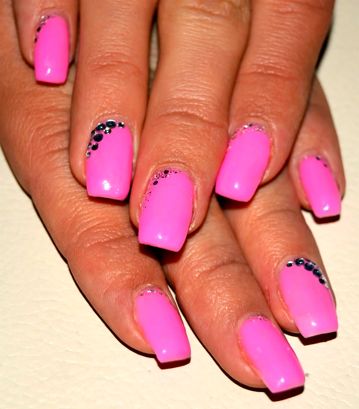 Розовый френч