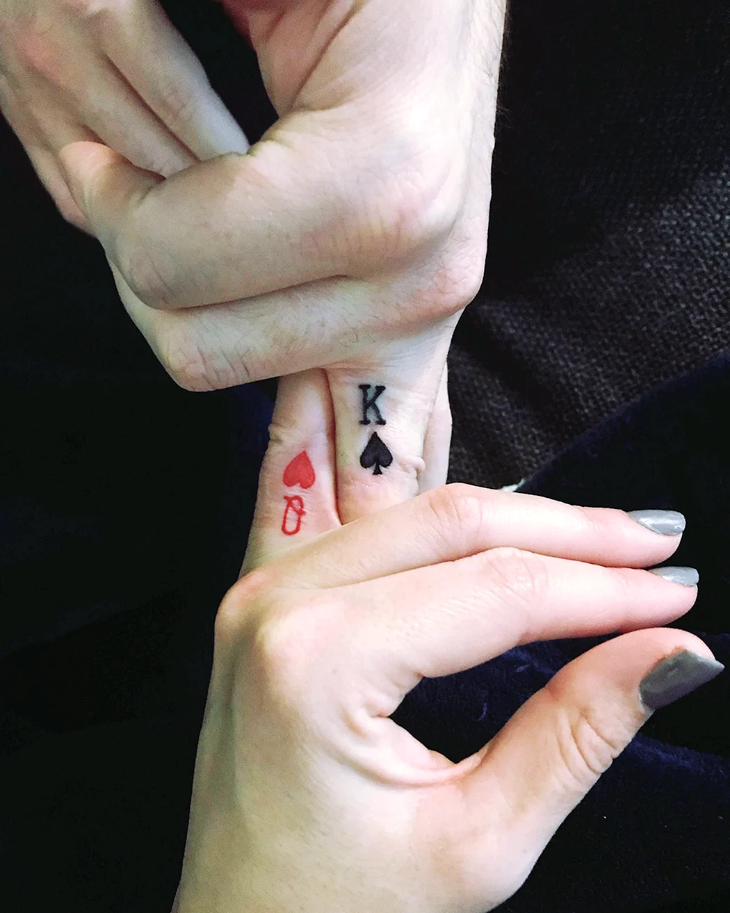 Король червей дама червей тату