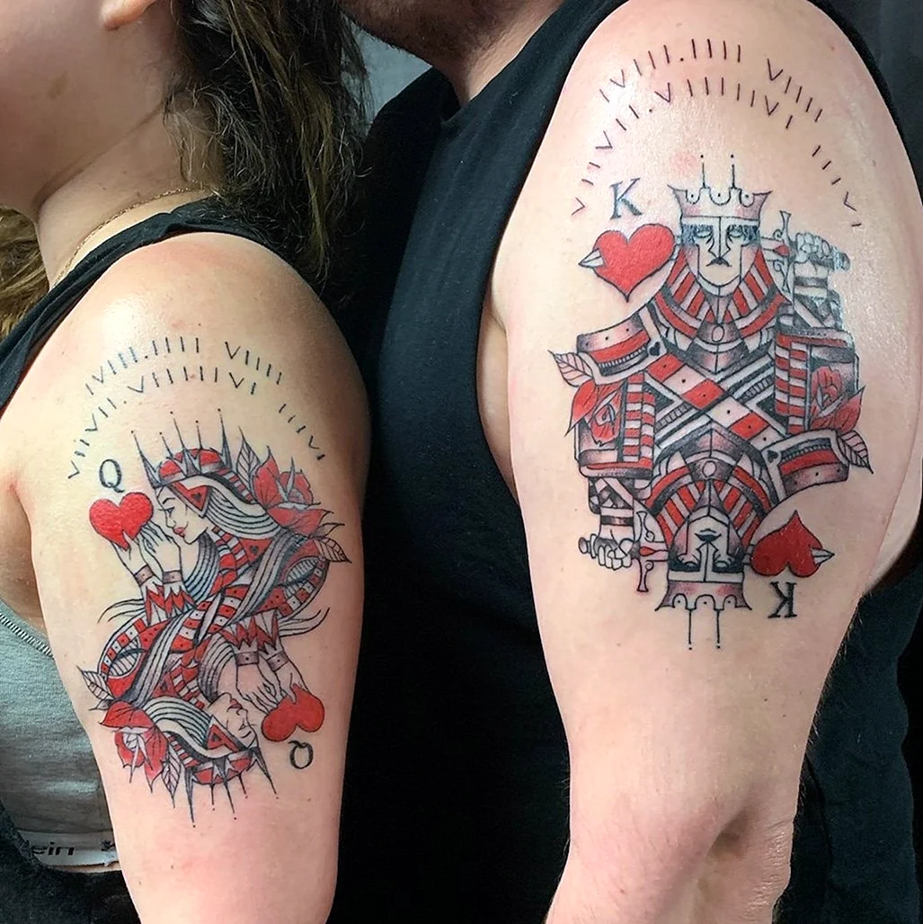 Татуировки с мастями карт